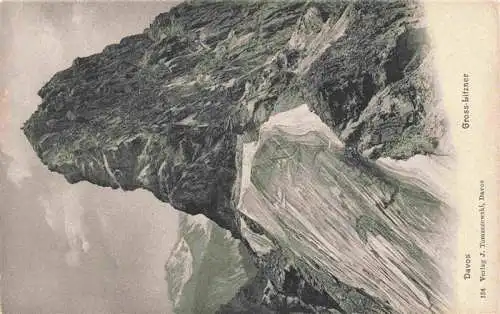 AK / Ansichtskarte  DAVOS_GR Gross-Litzner Gebirgspanorama