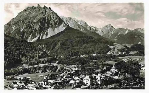 AK / Ansichtskarte  Bad_Schuls_Scuol_GR Generalansicht Alpenpanorama