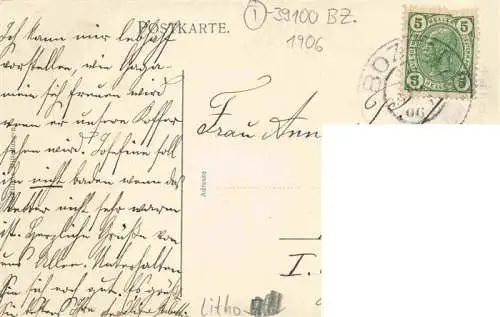 AK / Ansichtskarte  Bozen_BOLZANO_Suedtirol_IT Walter von der Vogelweide Denkmal