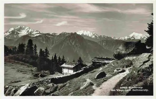AK / Ansichtskarte  Riederalp_VS Am Wege nach Bettmeralp