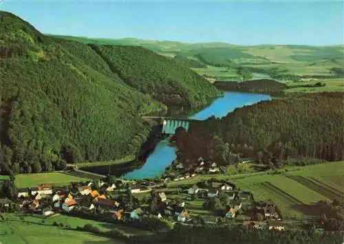 AK / Ansichtskarte  Helminghausen_Marsberg_NRW Panorama Diemeltalsperre Staumauer