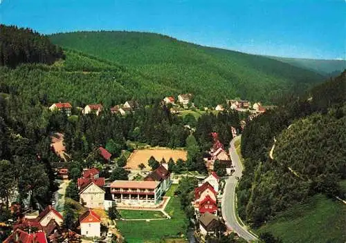 AK / Ansichtskarte 73979292 Wildemann_Harz Panorama Bergstadt Das Klein-Tirol im Harz Blick ins Spiegeltal