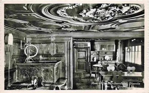 AK / Ansichtskarte  Disentis_GR Restaurant Alte Buendnerstube