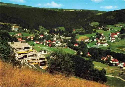 AK / Ansichtskarte  Warmensteinach Ansicht Luftkurort mit Panorama-Hotel