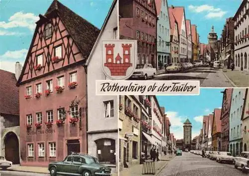 AK / Ansichtskarte  ROTHENBURG___TAUBER Gasthof Pension zum Ochsen Altstadt