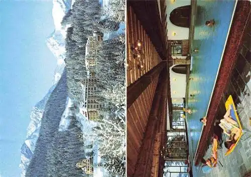 AK / Ansichtskarte  Vulpera Hotel Schweizerhof Hallenbad Winterpanorama Alpen