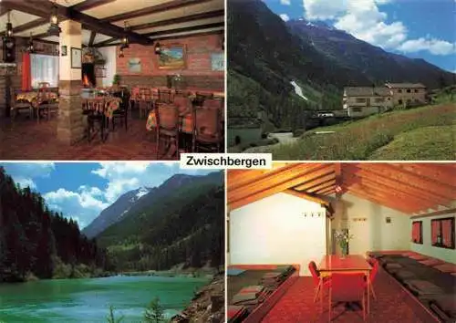 AK / Ansichtskarte  Zwischbergen_Gondo_VS Bergrestaurant Zwischbergen Restaurant Matratzenlager Bergsee