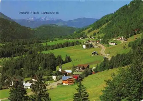 AK / Ansichtskarte 73979426 Balderschwang Panorama Blick auf Altmann und Saentis Appenzeller Alpen