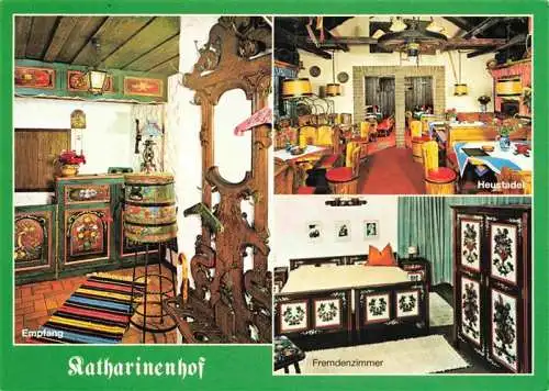 AK / Ansichtskarte 73979462 Treffelstein Hotel Restaurant Pension Katharinenhof Empfang Heustadel Restaurant Fremdenzimmer