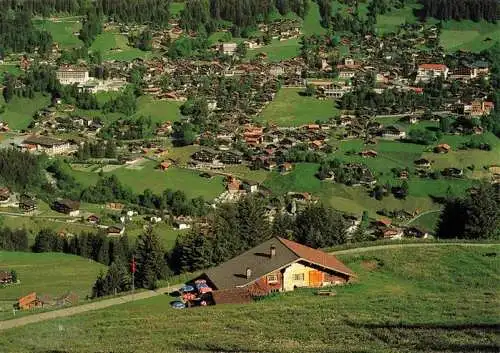 AK / Ansichtskarte  Adelboden_BE Panorama Blick von der Holiebe