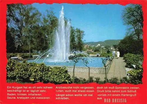 AK / Ansichtskarte  Bad_Breisig Kurpark Wasserspiele