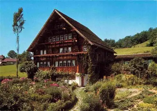 AK / Ansichtskarte  Ebnat-Kappel_SG Toggenburger Haus 18. Jhdt. Haus Edelmann im Acker Heimatmuseum