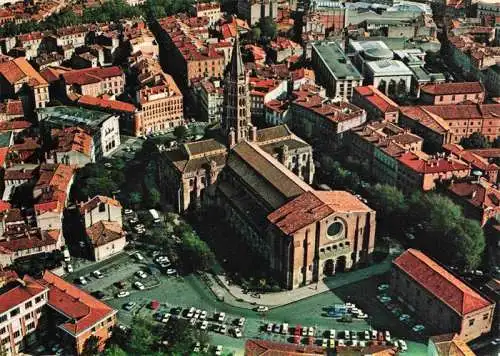 AK / Ansichtskarte  TOULOUSE_31_Haute-Garonne Vue aérienne de la Basilique Saint Sernin
