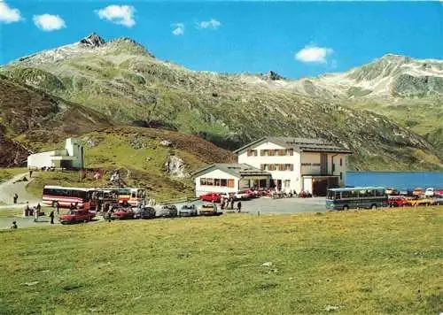 AK / Ansichtskarte  Lukmanierpass_1916m_Lucomagno_TI Hospezi S. Maria Berghotel Bergsee Gebirgspass