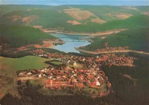 AK / Ansichtskarte  Schulenberg_Oberharz Panorama Luftkurort Hotel Pension Lug ins Land Okertalsperre