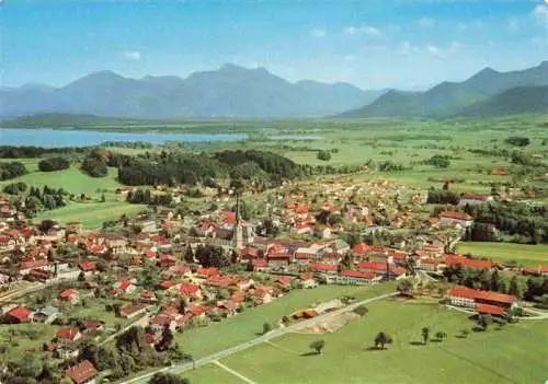 AK / Ansichtskarte  Prien_Chiemsee Panorama Blick gegen Hochfelln und Hochgern Chiemgauer Alpen