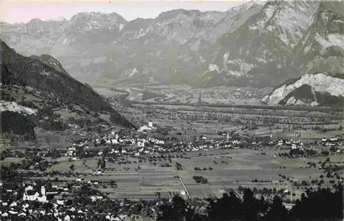 AK / Ansichtskarte  Mels_SG mit Sargans und Balzers