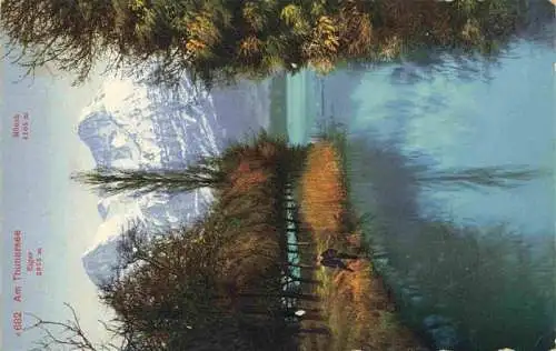 AK / Ansichtskarte  Thunersee_BE mit Eiger und Moench