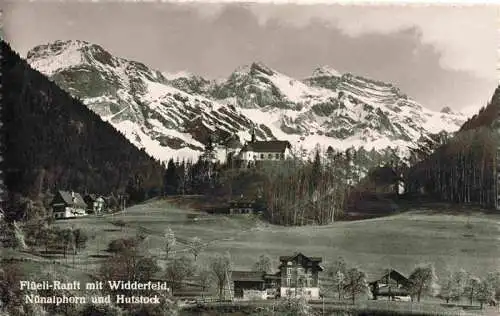 AK / Ansichtskarte  Flueeli-Ranft_Fluehli-Ranft_OW mit Widderfeld Nuenalphorn und Hutstock