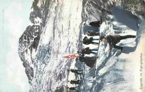 AK / Ansichtskarte  Eigergletscher_BE Eisgrotte