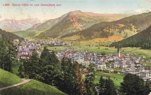 AK / Ansichtskarte  DAVOS_GR Blick vom Gemsjaeger