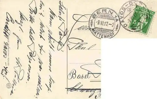 AK / Ansichtskarte  DAVOS_GR Blick vom Gemsjaeger