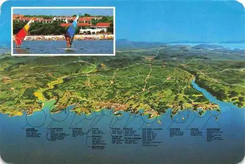 AK / Ansichtskarte  Porec_Croatia Surfen Panorama