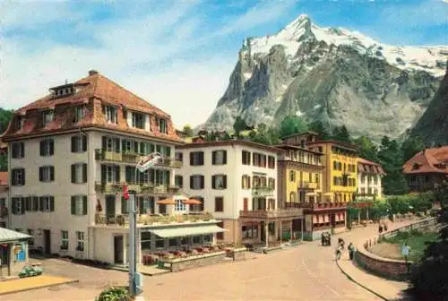 AK / Ansichtskarte  Grindelwald_BE mit Wetterhorn