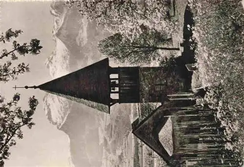 AK / Ansichtskarte  Liechtenstein_Fuerstentum Kapelle St Mamerten auf Stelle der alten Burg Triesen erbaut