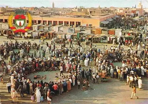 AK / Ansichtskarte  Marrakech_Marrakesch_Maroc La celebre Place Djemaa El Ena