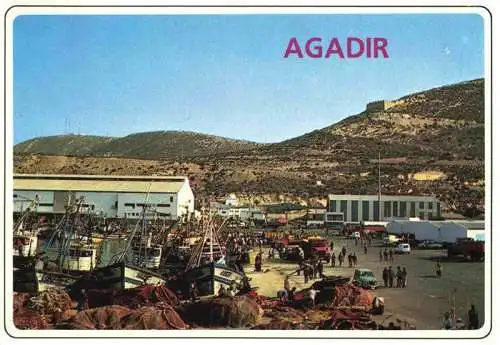 AK / Ansichtskarte  Agadir_Maroc Le port