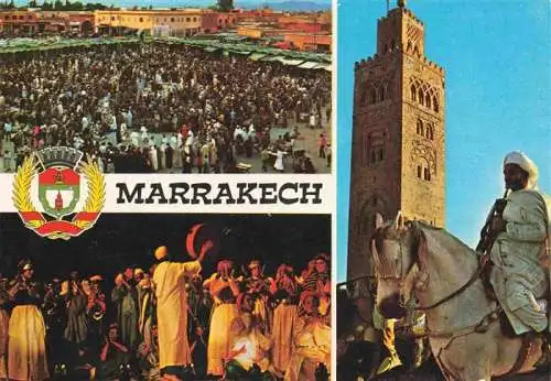 AK / Ansichtskarte  Marrakech_Marrakesch_Maroc Souvenir de Marrakech