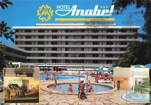 AK / Ansichtskarte  LLORET_DE_MAR_Costa_Brava_ES Hotel Anabel Pool