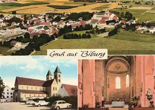 AK / Ansichtskarte  Biburg_Niederbayern Fliegeraufnahme Kirche Inneres