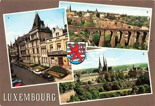 AK / Ansichtskarte  LUXEMBOURG__Luxemburg PalaisGrand Ducal Panorama Ville Haute Cathedrale