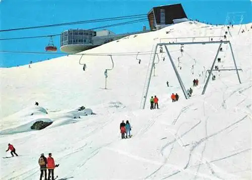 AK / Ansichtskarte  Flims_GR crap S Gion Silift Plaun mit Luftseilbahn und Panorama Restaurant