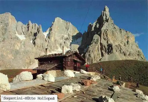 AK / Ansichtskarte  Segantinihuette_Passo_Rolle_Trentino_Dolomiti_IT Panorama