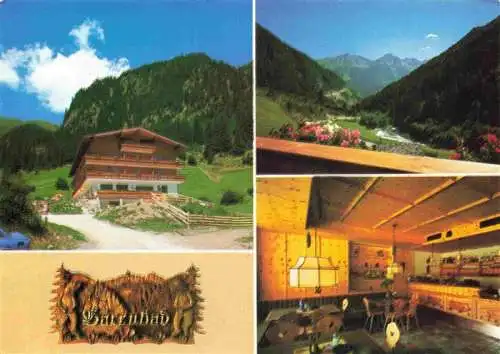 AK / Ansichtskarte 73979977 Neustift__Stubaital_Tirol_AT Alpengasthof Baerenbad Gastraum Panorama