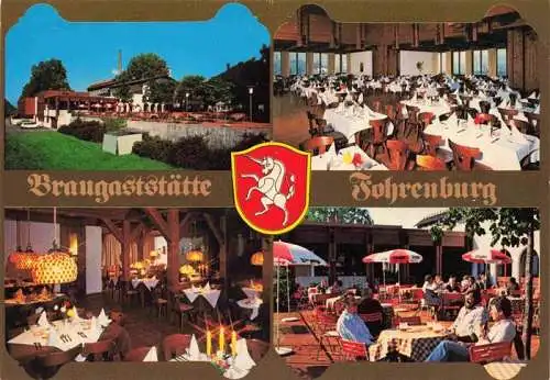 AK / Ansichtskarte  Bludenz_Vorarlberg_AT Braugaststaette Fohrenburg Gastraeume Terrasse