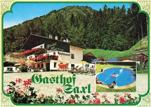 AK / Ansichtskarte  Freienfeld Gasthof Saxl Restaurant Pool