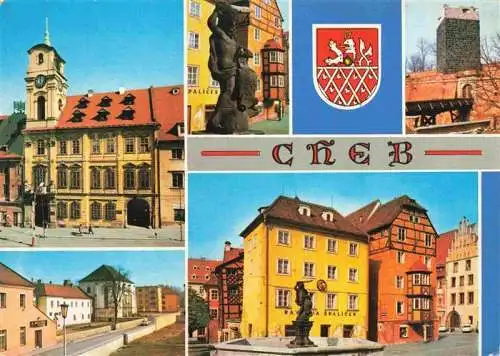 AK / Ansichtskarte  Cheb_Eger_CZ Mesto s bohatou historii lezici vetsinou na prave strane reky Ohre