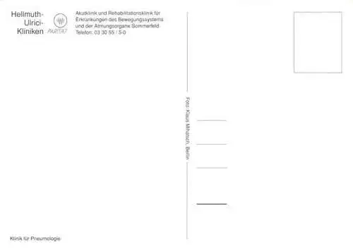 AK / Ansichtskarte 73980027 Sommerfeld_Kremmen Hellmuth Ulrici Kliniken