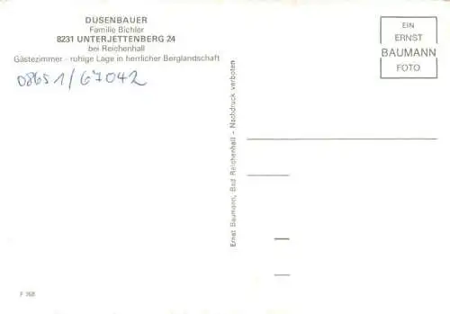 AK / Ansichtskarte  Unterjettenberg Gasthaus Dusenbauer