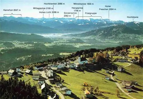 AK / Ansichtskarte  Sulzberg_Vorarlberg_AT Fliegeraufnahme