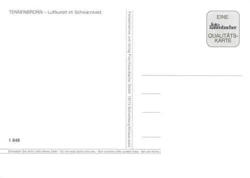 AK / Ansichtskarte 73980108 Tennenbronn Bungalows Lokomotive Spielplatz Panorama