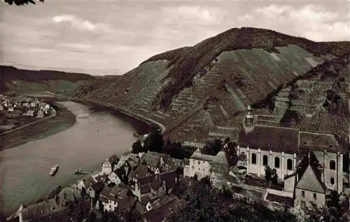 AK / Ansichtskarte 73980132 Beilstein_Mosel Panorama mit Karmelitenkloster und Ellenz