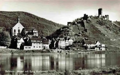 AK / Ansichtskarte  Beilstein_Mosel mit Burg Metternich