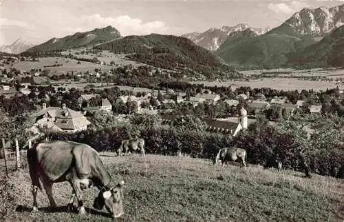 AK / Ansichtskarte  Pfronten_Bayern mit Saeuling Falkenstein Schlicke und Rossberg