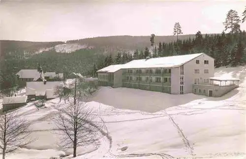 AK / Ansichtskarte 73980181 Hundsbach__Forbach_Schwarzwald_BW Erholungsheim Hauerskopf Winterpanorama