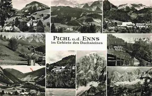 AK / Ansichtskarte 73980207 Pichl_Enns_Oberoesterreich_AT Panorama Alpen Gebirgswelt im Dachstein